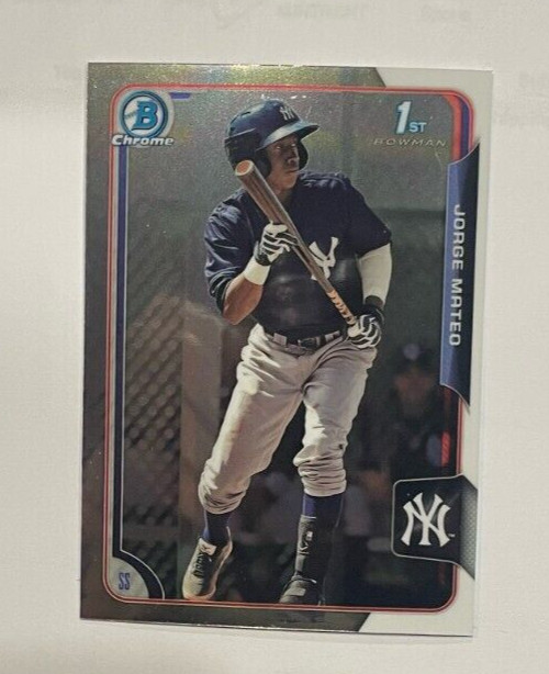 JORGE MATEO – 2015 1st Bowman Chrome Prospects #BCP87 FS QTY