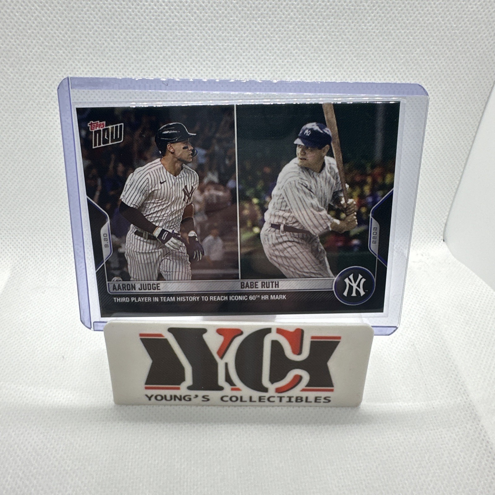 2022 Topps Now Aaron Judge Babe Ruth #931 New York Yankees