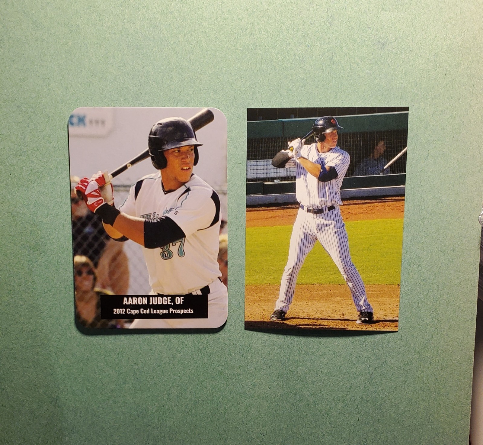 (2) different Alaska Rookie AARON JUDGE 2013 Cape Cod + Fall League Yankees
