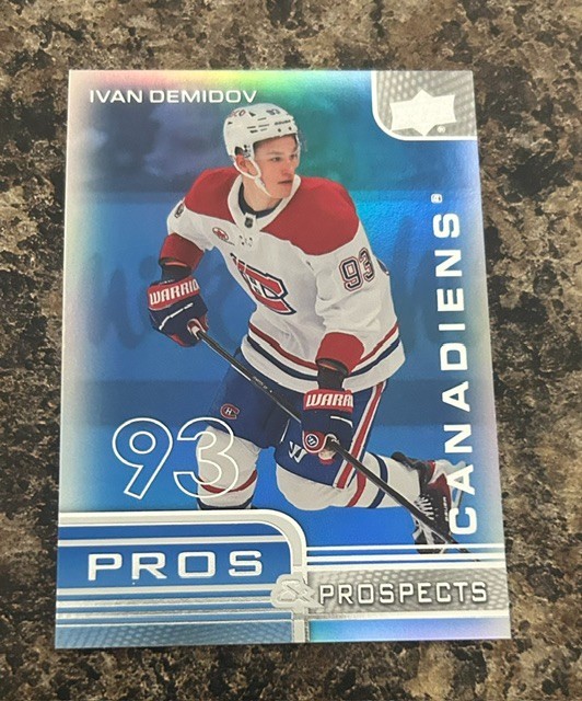 2025-26 Upper Deck Extended Series Pros & Prospects Ivan Demidov #PP-12 RC