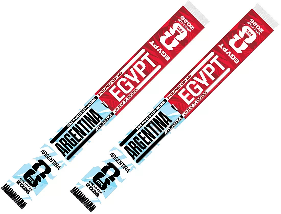 2026 Fifa World Cup Matchup Scarf Argentina vs. Egypt Pre Order