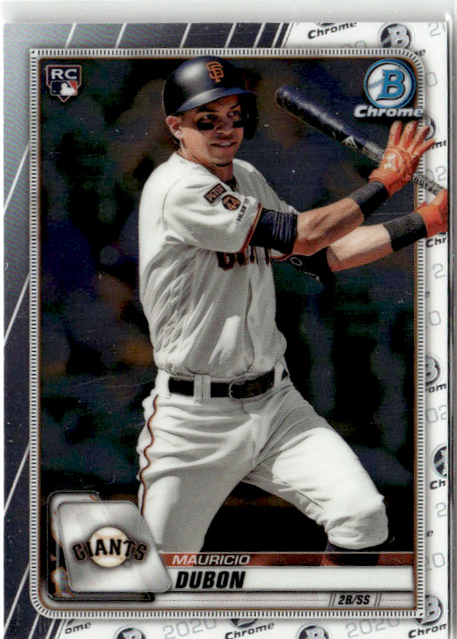 2020 Bowman Chrome #38 Mauricio Dubon Rookie RC