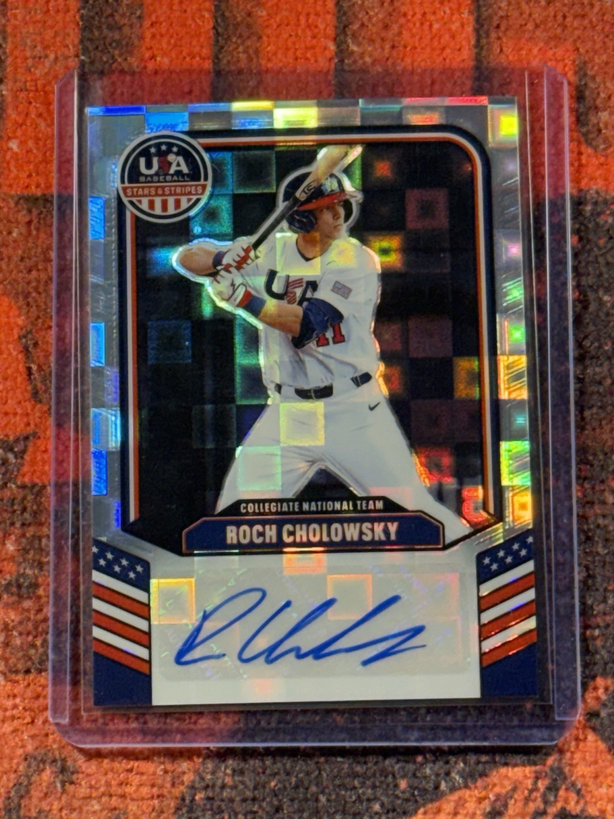 2026 Panini Stars & Stripes ROCH CHOLOWSKY Pandora Auto /225 #1 Draft Pick🔥🔥🔥