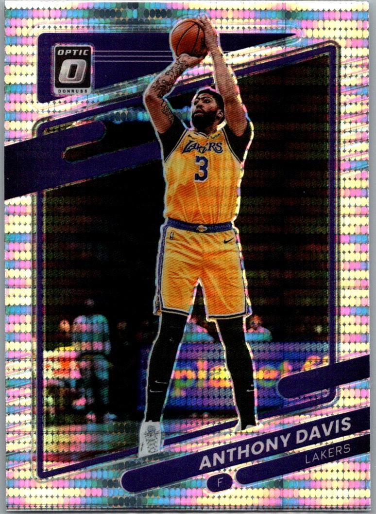 2021-22 Donruss Optic Target Exclusive SP Silver Pulsar Prizm Anthony Davis