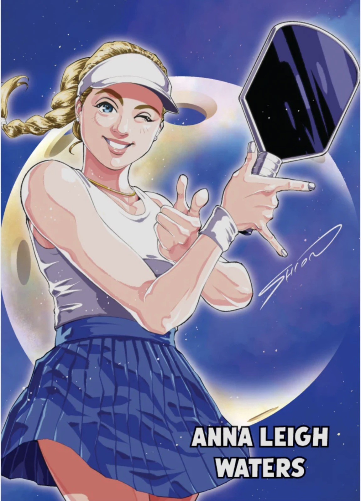 ANNA LEIGH WATERS 2026 Leaf Metal Chrome ANIME NATION SILVER OVA Presale