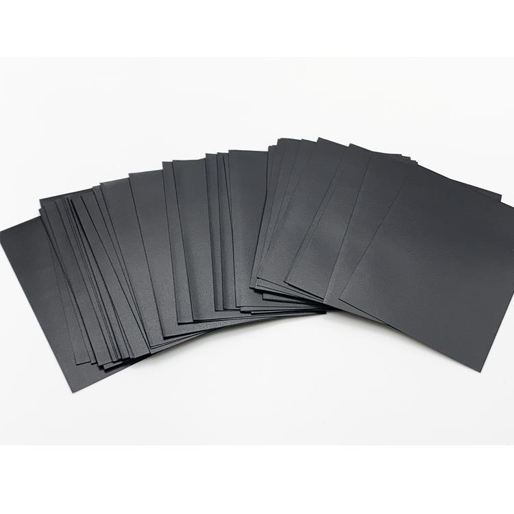 Lenayuyu 100pcs Black color Protector Standard MTG Card Sleeves 66x91mm Glossy