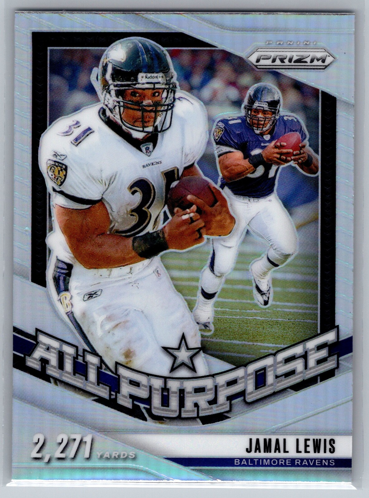 2024 Prizm Jamal Lewis All Purpose Silver #10 Baltimore Ravens