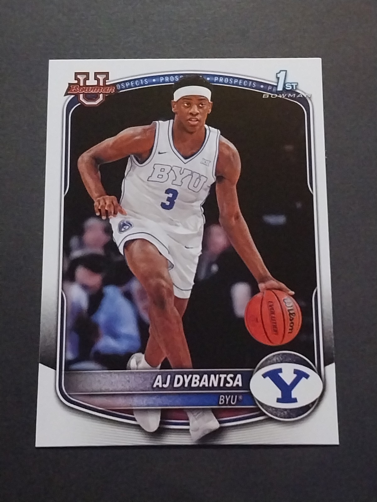 AJ DYBANTSA 2025-26 Bowman Basketball Prospects Pre Rookie Card #BPP-1 BYU