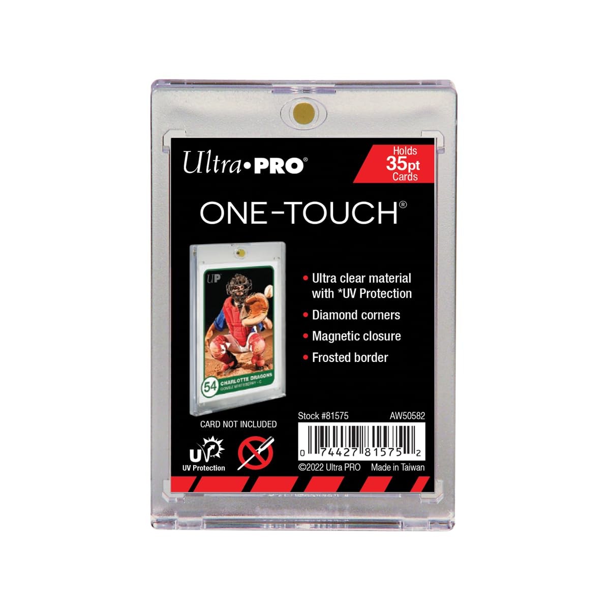 ONE TOUCH Card Holders 35 Count Premium Trading Card Protection and Display