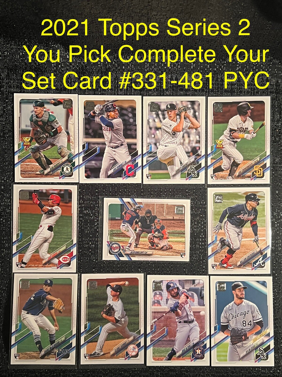 2021 Topps Baseball Series 2 Complete Your Set You Pick MLB Card #331-481 PYC