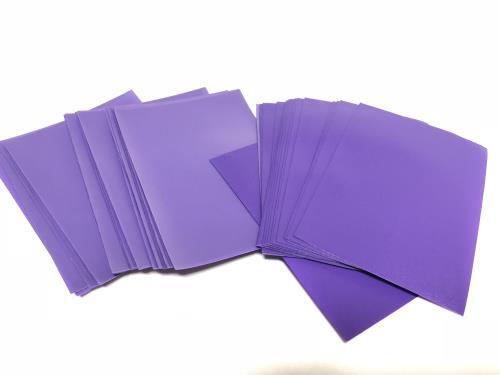 Lenayuyu 100pcs Purple color Protector Standard MTG Card Sleeves 66x91mm Matte