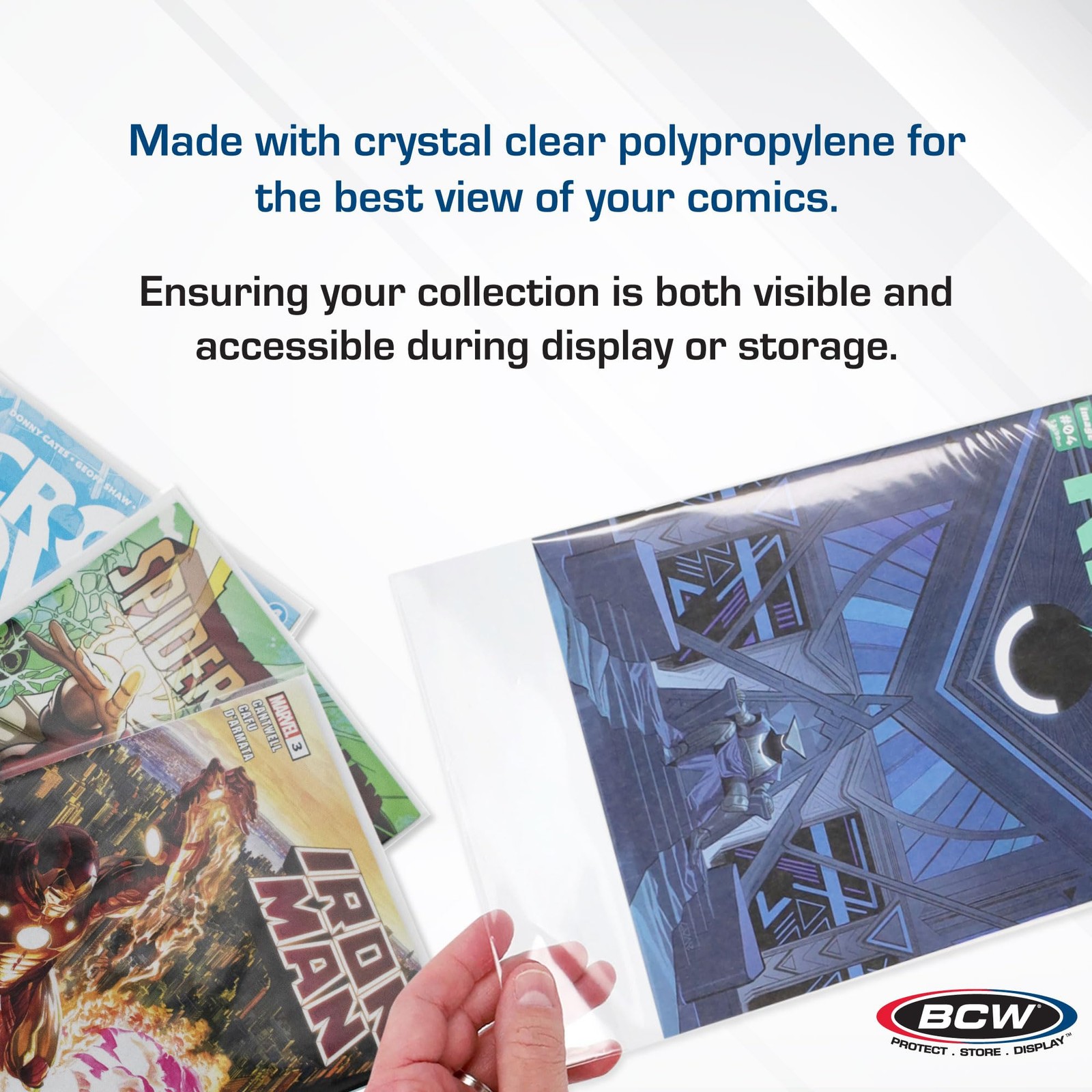 Resealable Thick Silver Age Comic Bags – 100 ct | Archival Quality, Acid-Free…