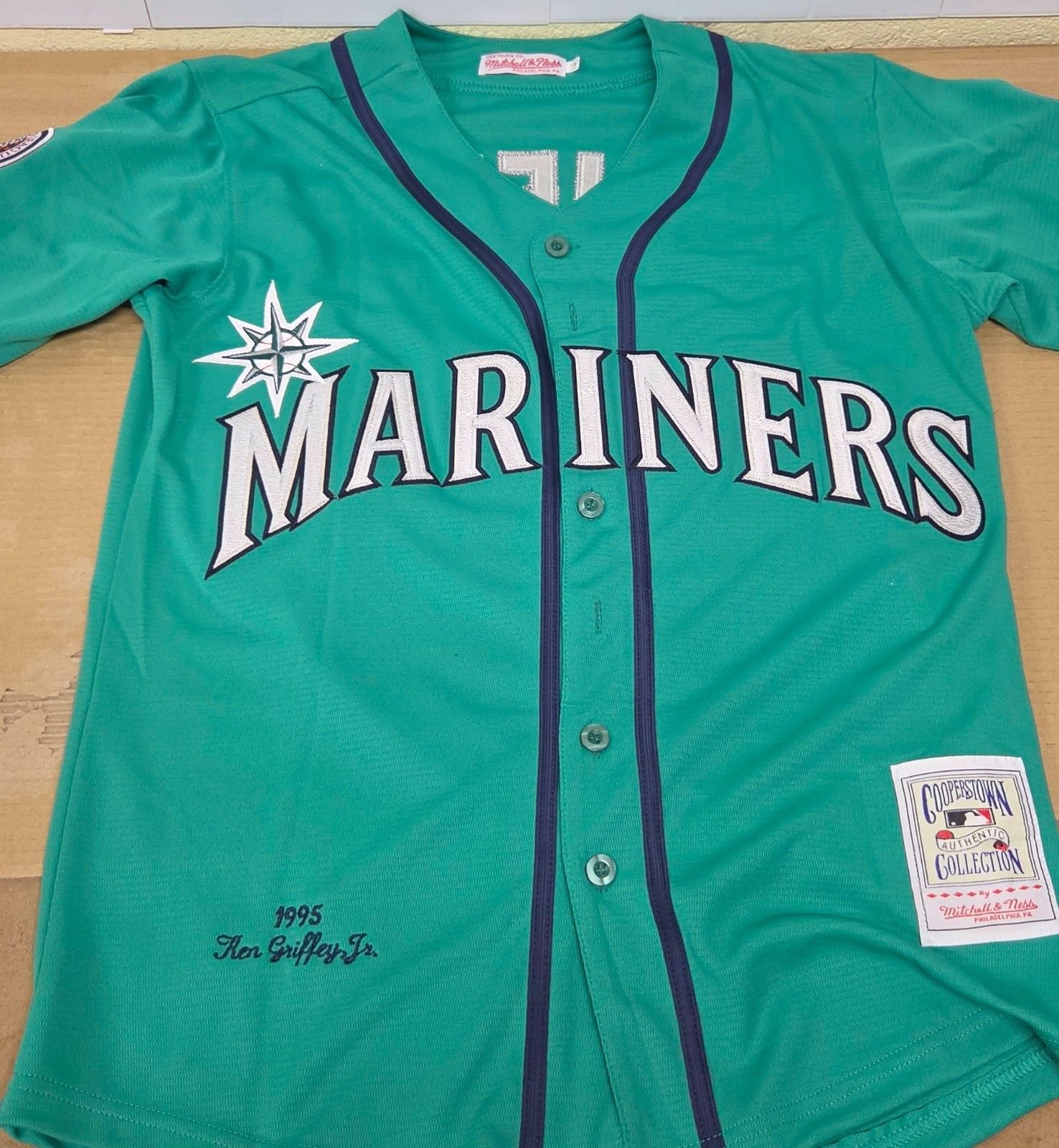 Mitchell & Ness Cooperstown Collection Ken Griffey Jr. Mariners Jersey