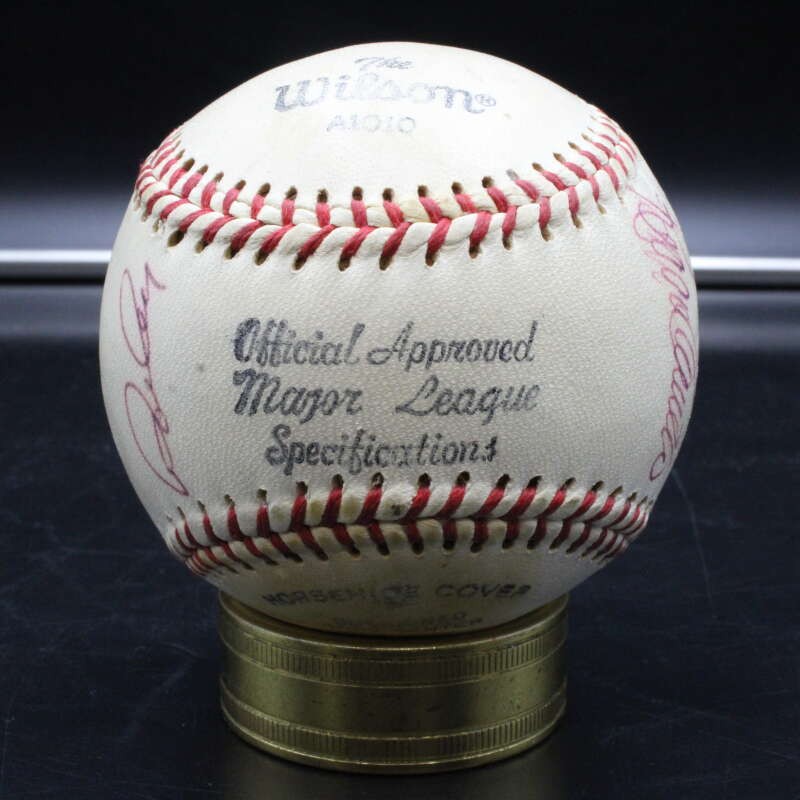 1973-81 Los Angeles Dodgers Multi-Signed Baseball Smith Garvey Cey AZ547