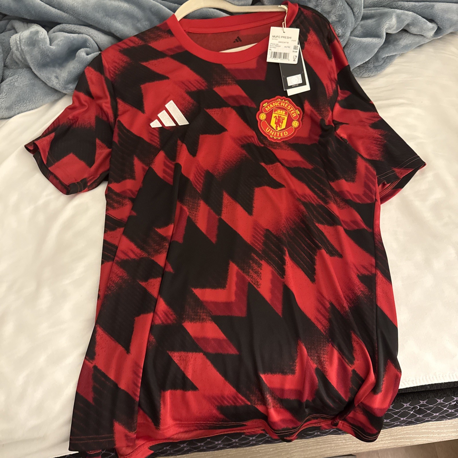 XL adidas 2025-26 Manchester United x Men’s Pre-Match Soccer Jersey NWT