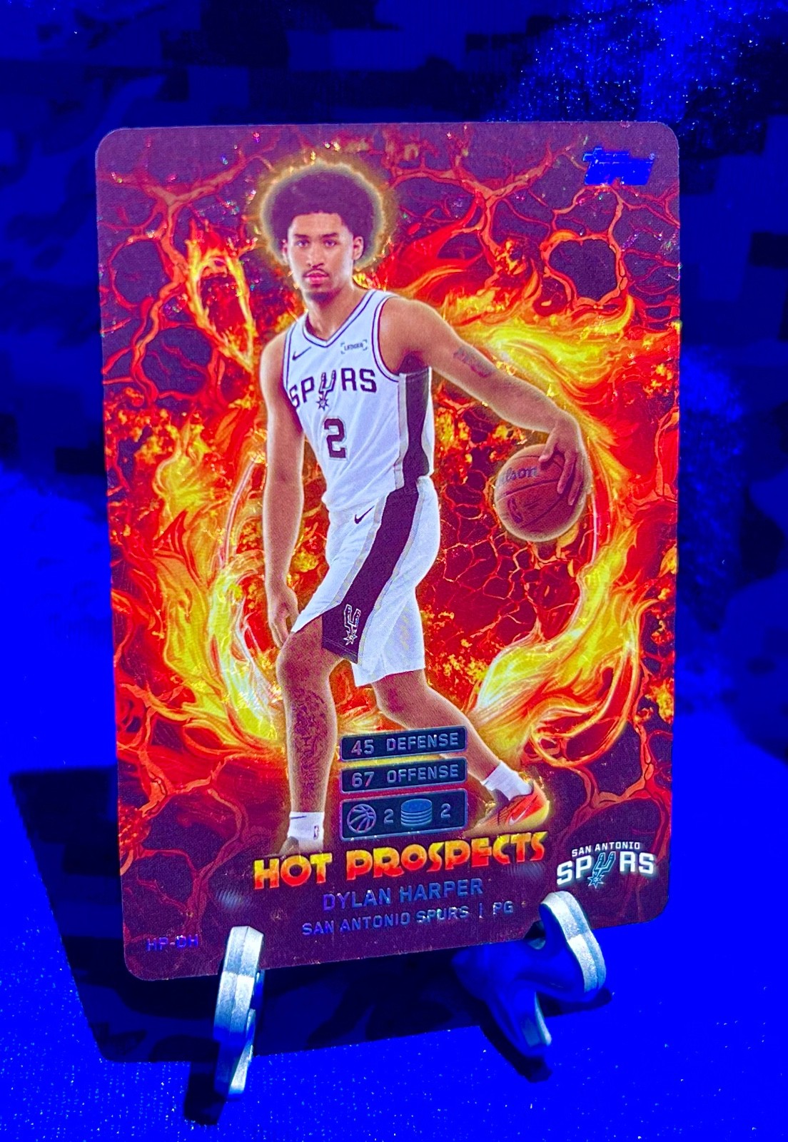 DYLAN HARPER 2025 Topps Hot Prospects HOLO FOIL #HP DH rookie SPURS