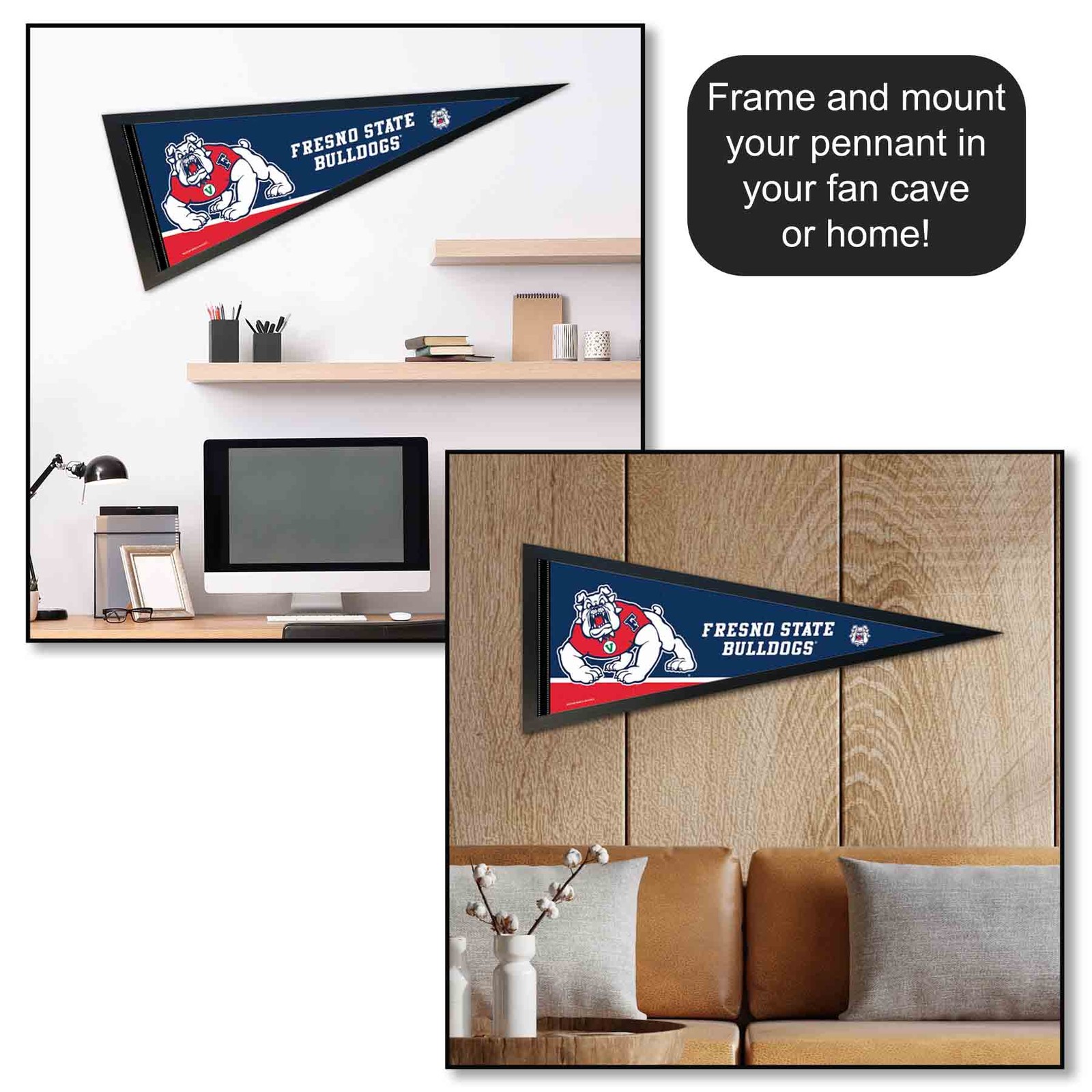 Fresno State 12×30 Felt Pennant