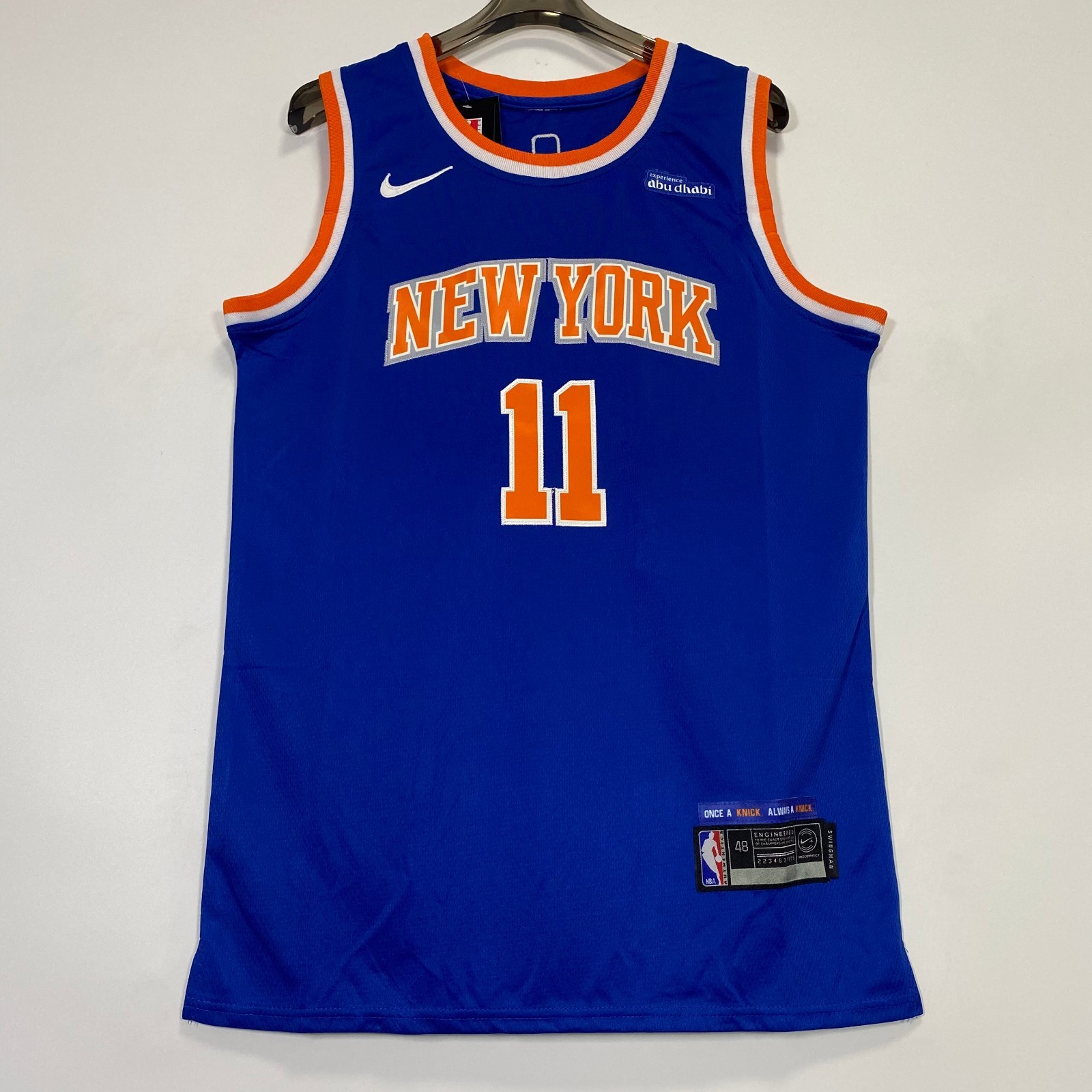 Jalen Brunson #11 Jersey stitched lettering, casual, blue SIZE S-2XL
