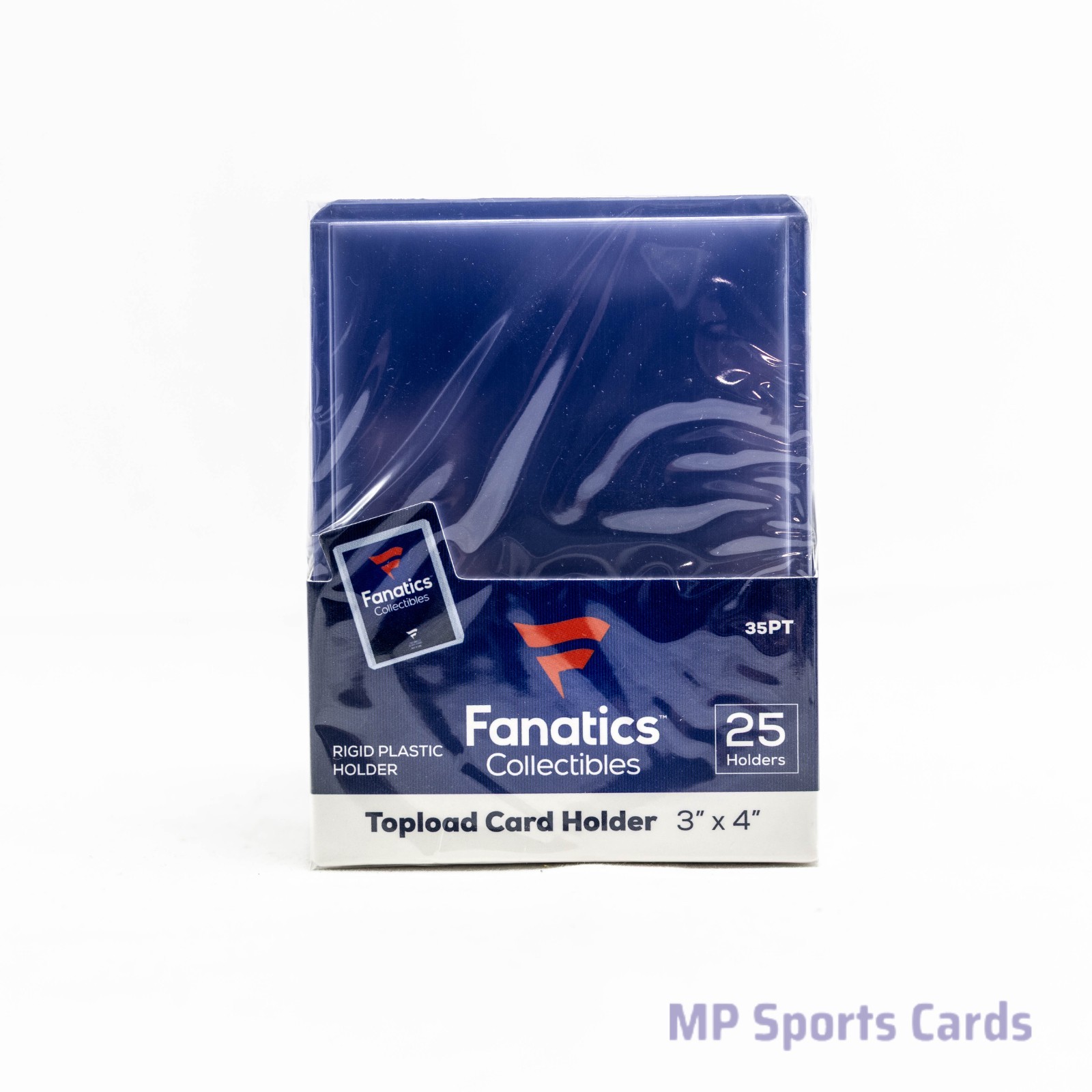 (1) Fanatics 35pt 3×4 Topload Card Holder 25 Count