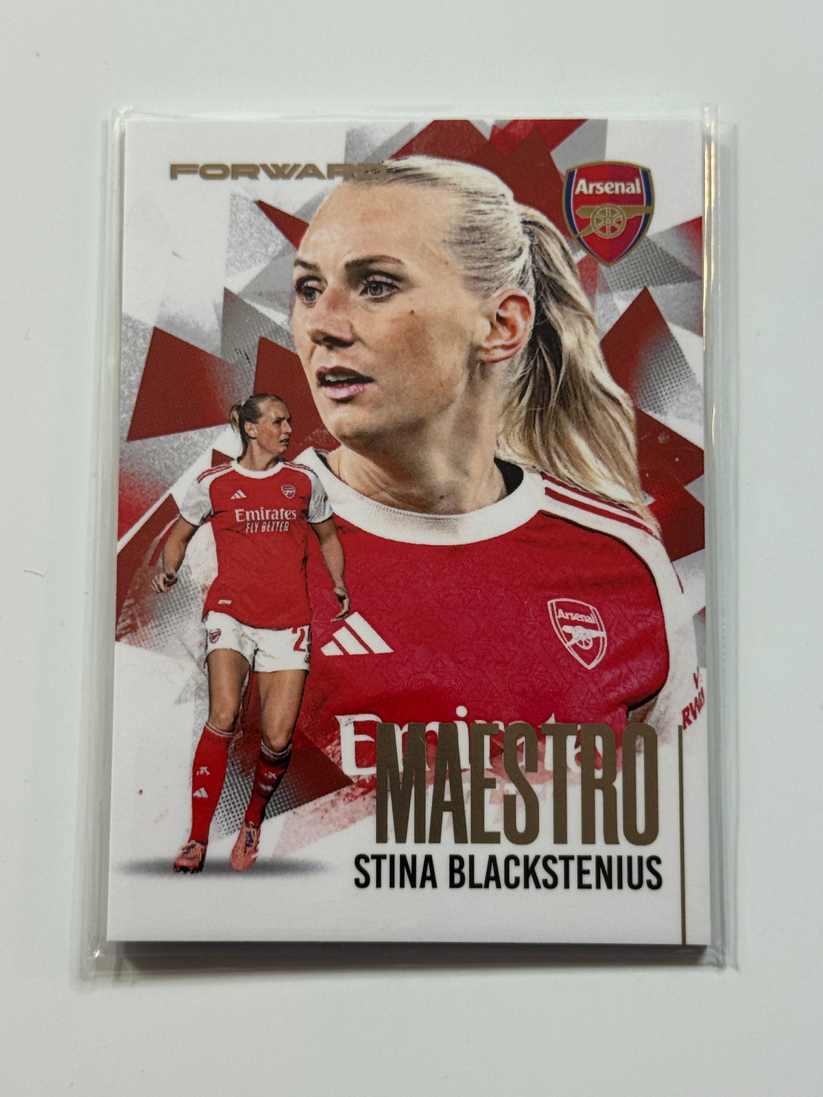 2025-26 Futera Club FX Arsenal Maestro Gold #41 Stina Blackstenius 19/19