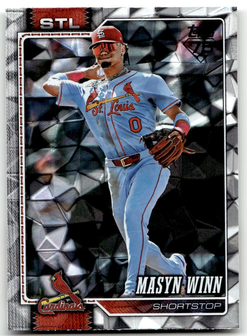 2026 Topps #526 Masyn Winn Diamante Foil