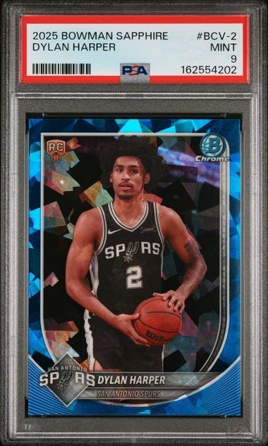 2025 BOWMAN SAPPHIRE EDITION #BCV-2 DYLAN HARPER PSA 9 MINT