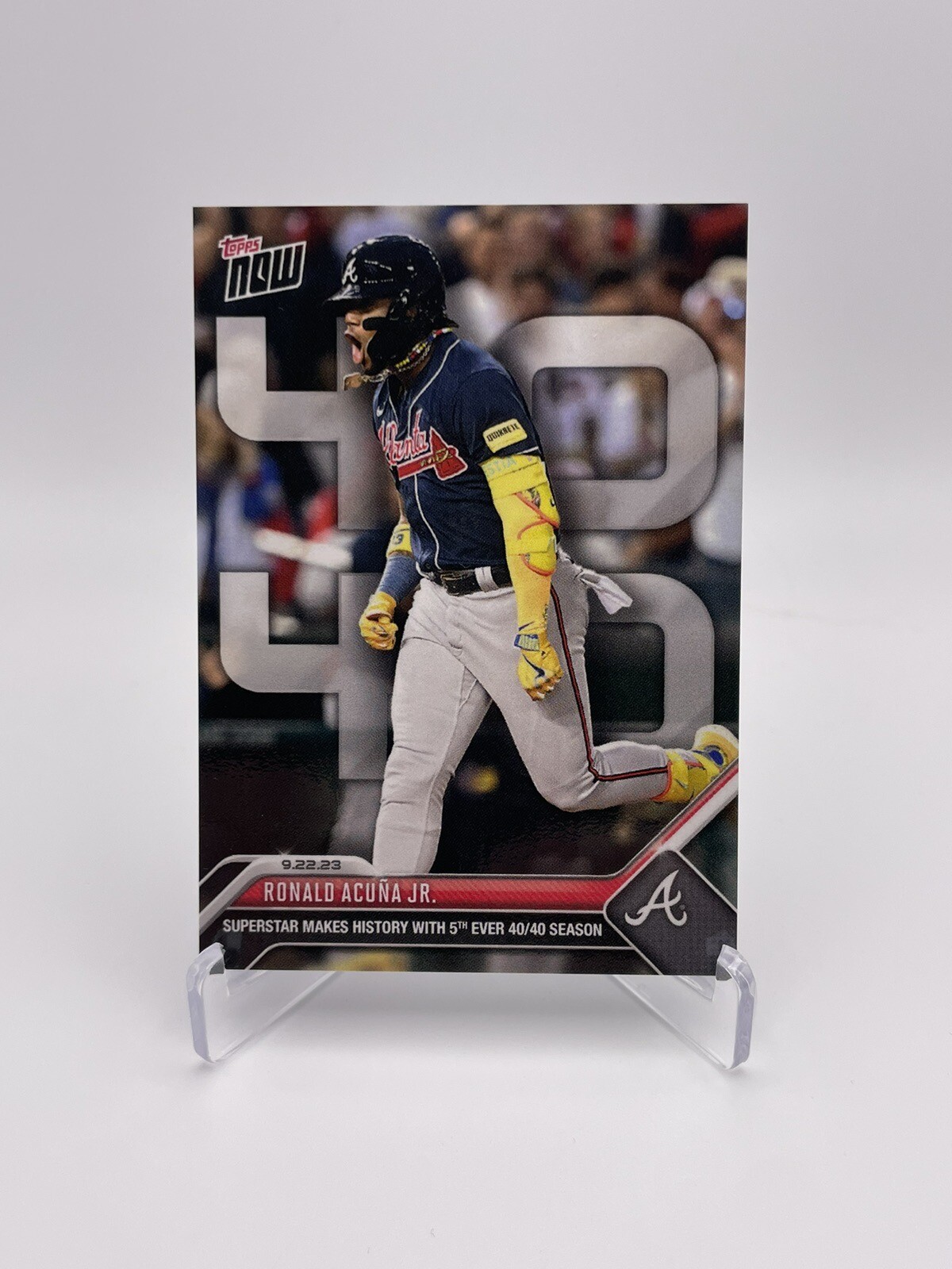 2023 Topps NOW Ronald Acuna Jr. #903 40/40 Braves