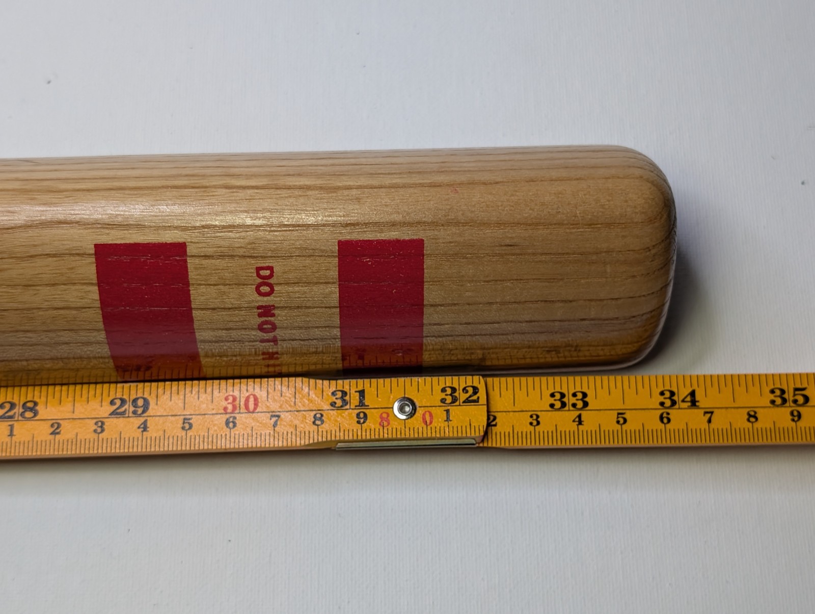 Vintage Broadsider Official Softball Bat 34″ Triangular Wood Bat New York RARE