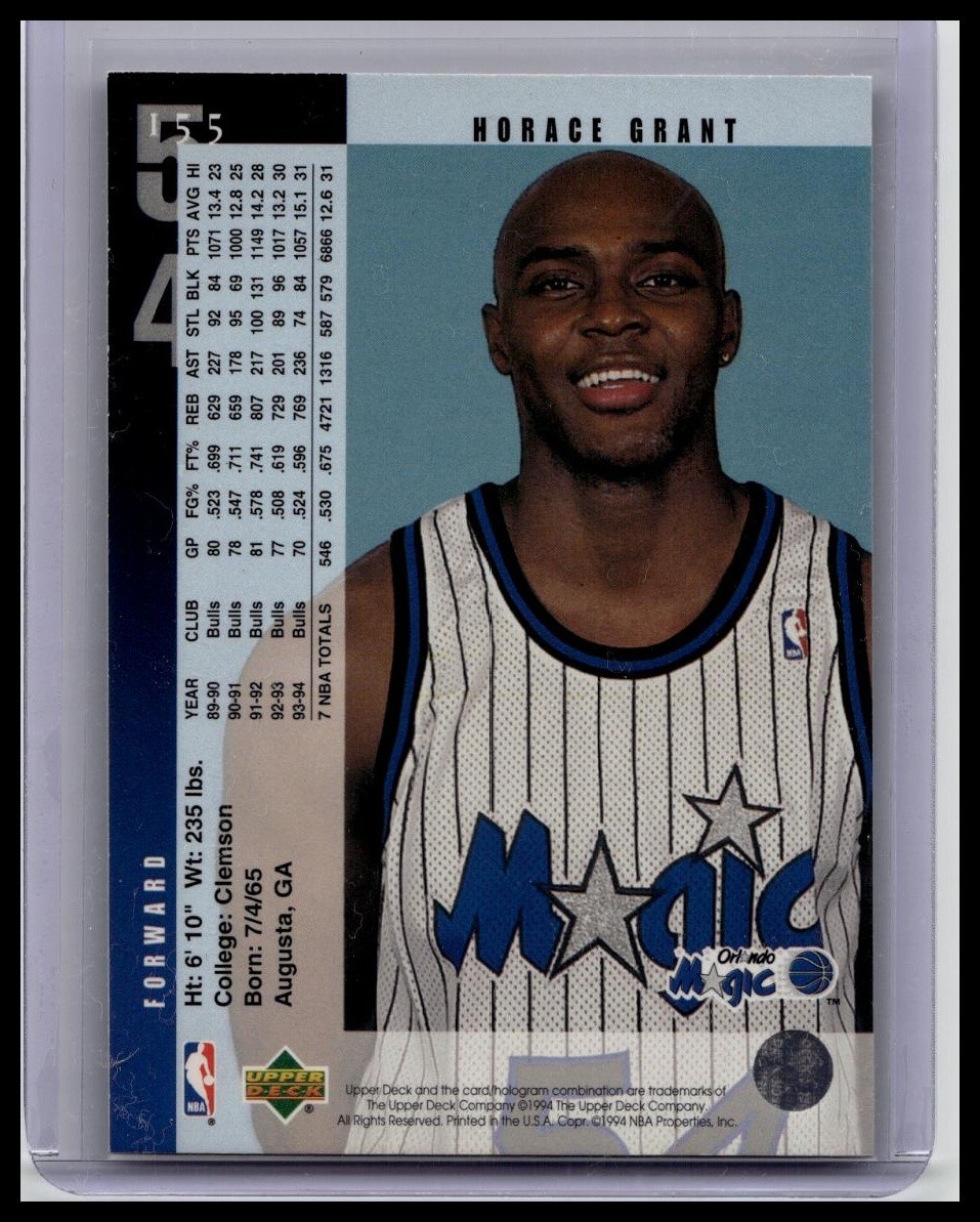 1994-95 Upper Deck – Horace Grant #155