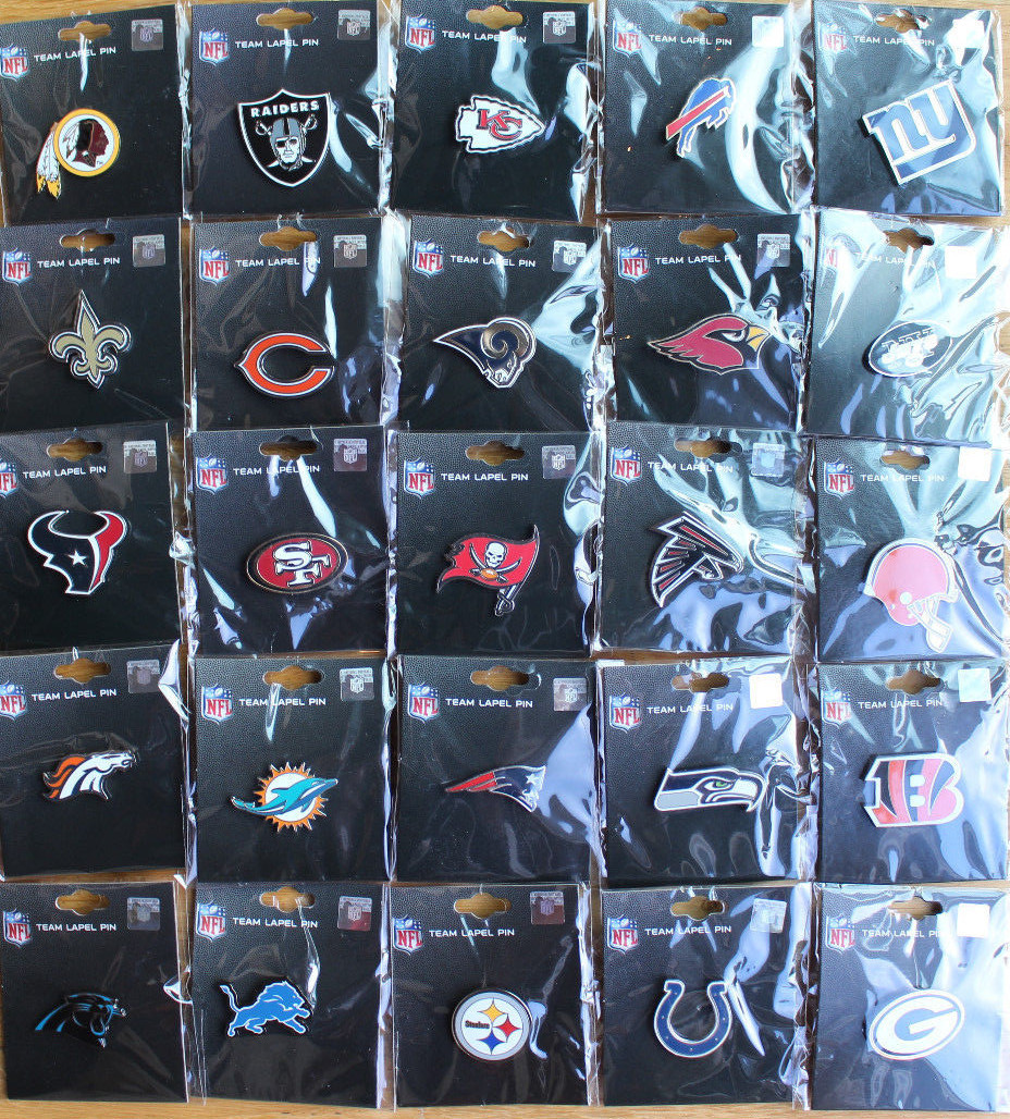 NFL Team Logo Lapel Pin Official Licensed ( Pick Your Team )