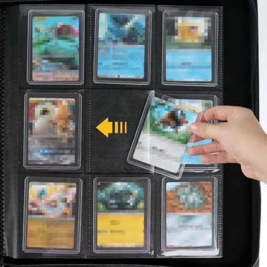 Toploader Binder Holds 288 Toploaders 9 Pocket Top Loader Binders for 3 x 4”