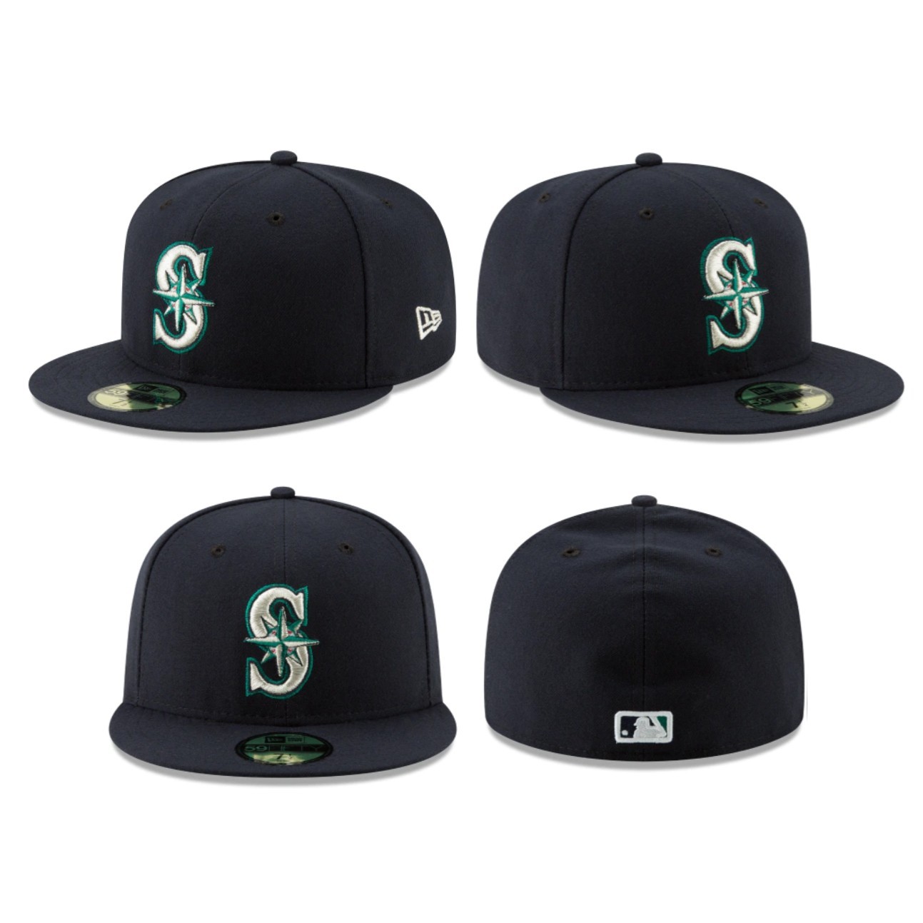 Seattle Mariners SEA MLB Authentic New Era 59FIFTY Fitted Cap – 5950 Hat