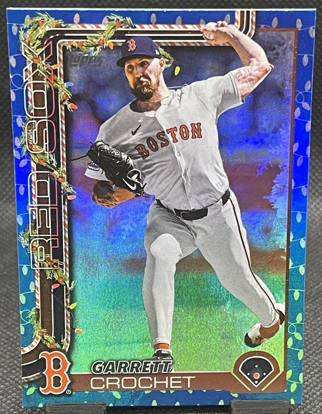 2025 Topps Holiday Blue Holiday Lights Foil Complete Your Set