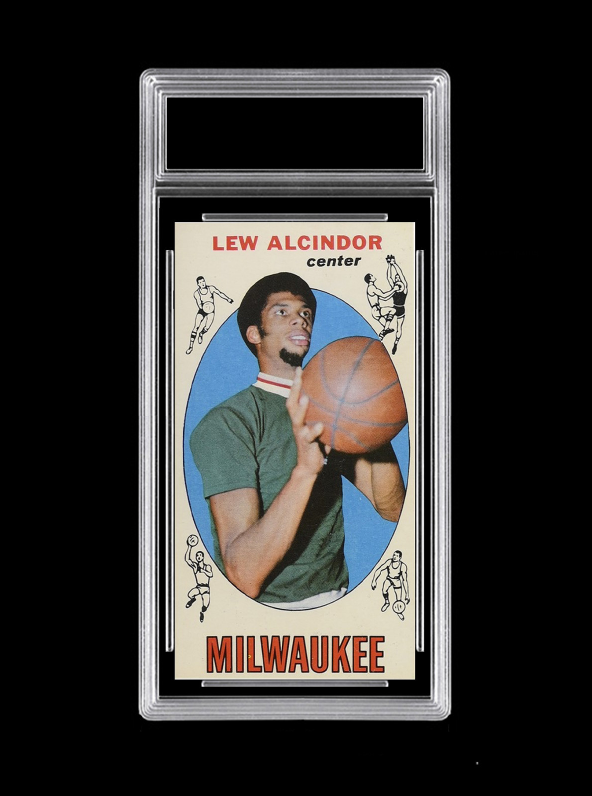 Empty Graded Card Slab for Tall Boy Sports Cards – Clear Border – for Grading