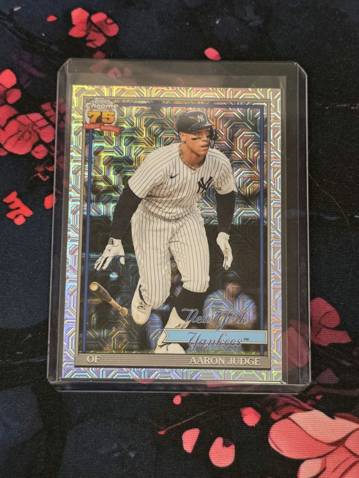 2026 Topps Series 1 Aaron Judge Yankees #91C-82 1991 Chrome Mojo Refractor