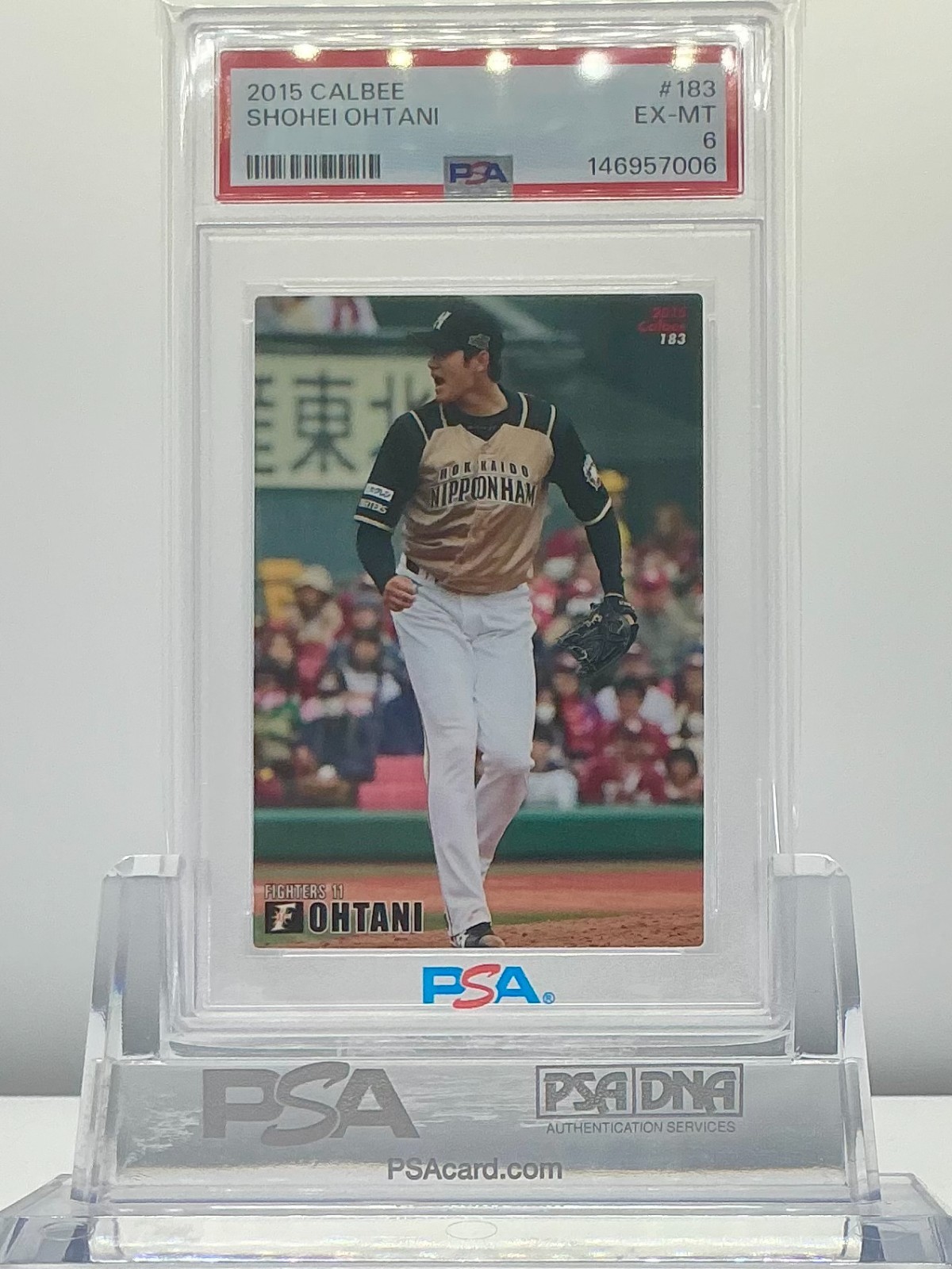 SHOHEI OHTANI 2015CALBEE #183 PSA6!POP6!(RC)