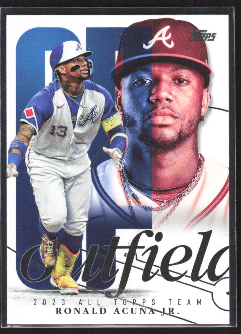 2024 Topps #ATT-1 Ronald Acuña Jr. 2023 All Topps Team Atlanta Braves