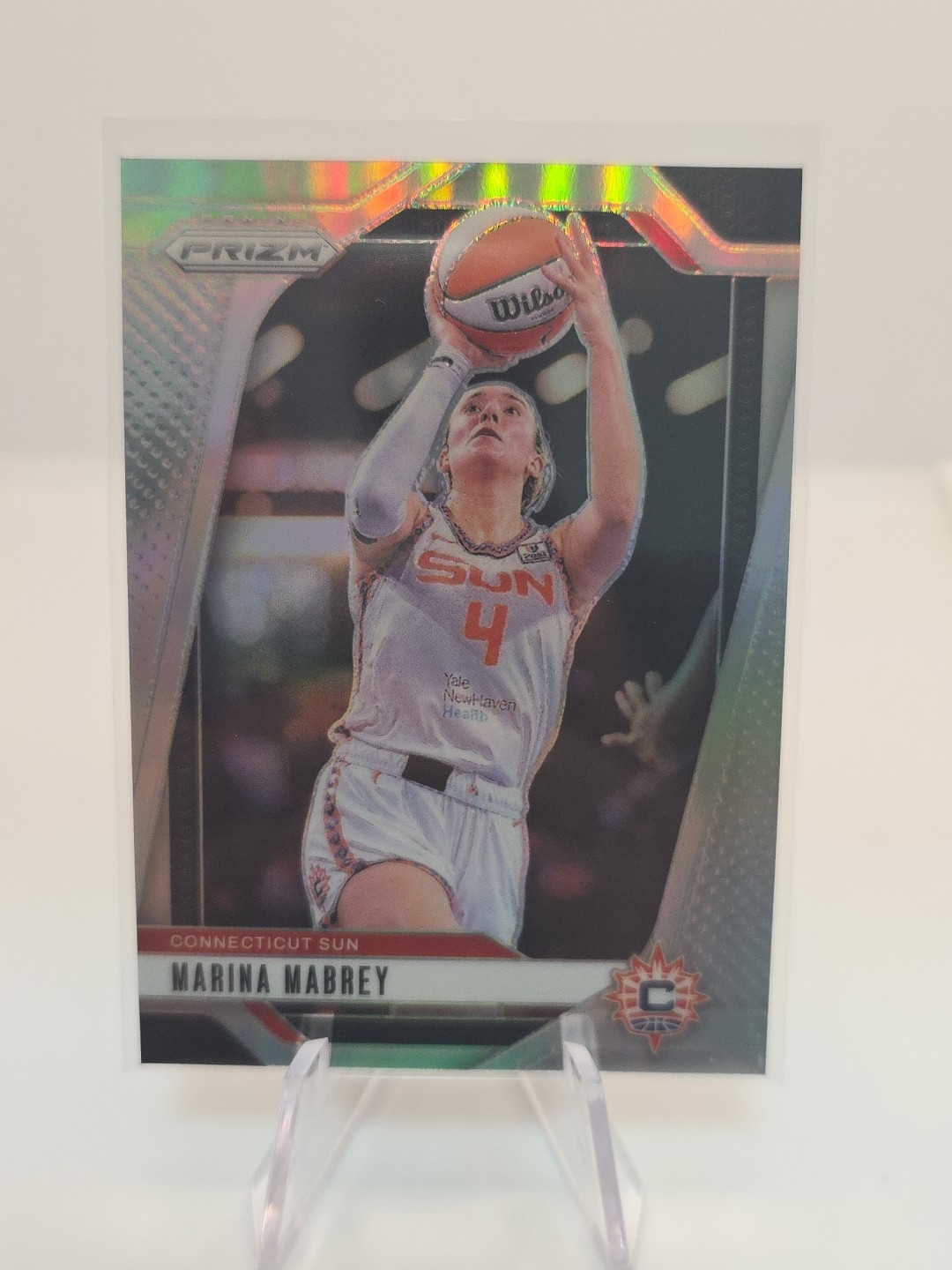 2024 Panini Prizm WNBA #132 Marina Mabrey Silver Prizms