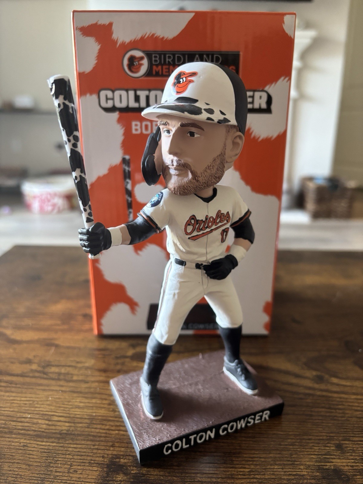 Colton Cowser Bobblehead Baltimore Orioles Birdland Member Exclusive Moo New