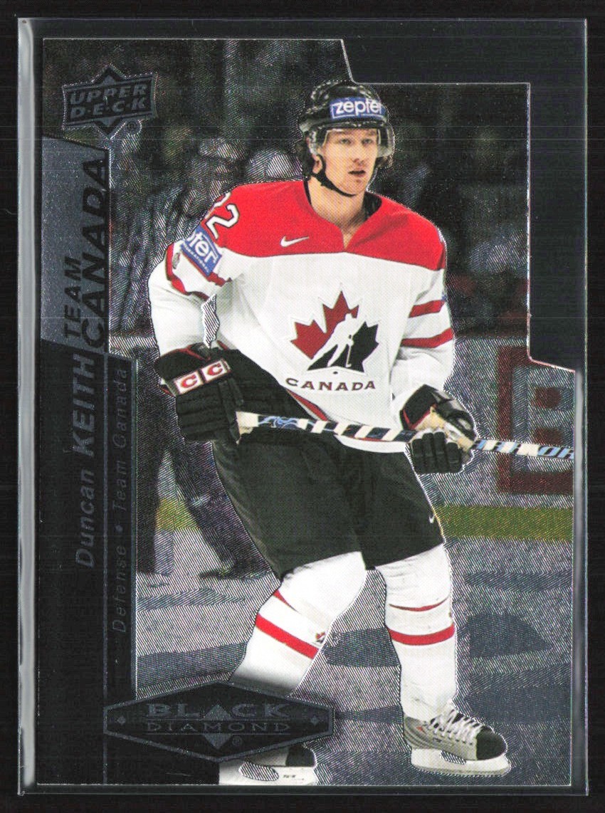 Duncan Keith 2010-11 Upper Deck Black Diamond Team Canada Die Cut #TC-DK Canada