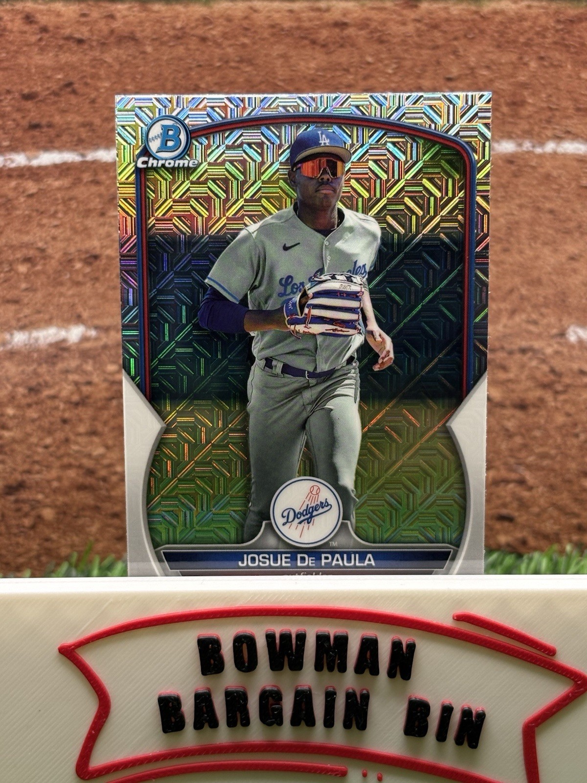 2023 Bowman Chrome – Prospects Josue De Paula #BCP-172 Mojo Refractor (RC)