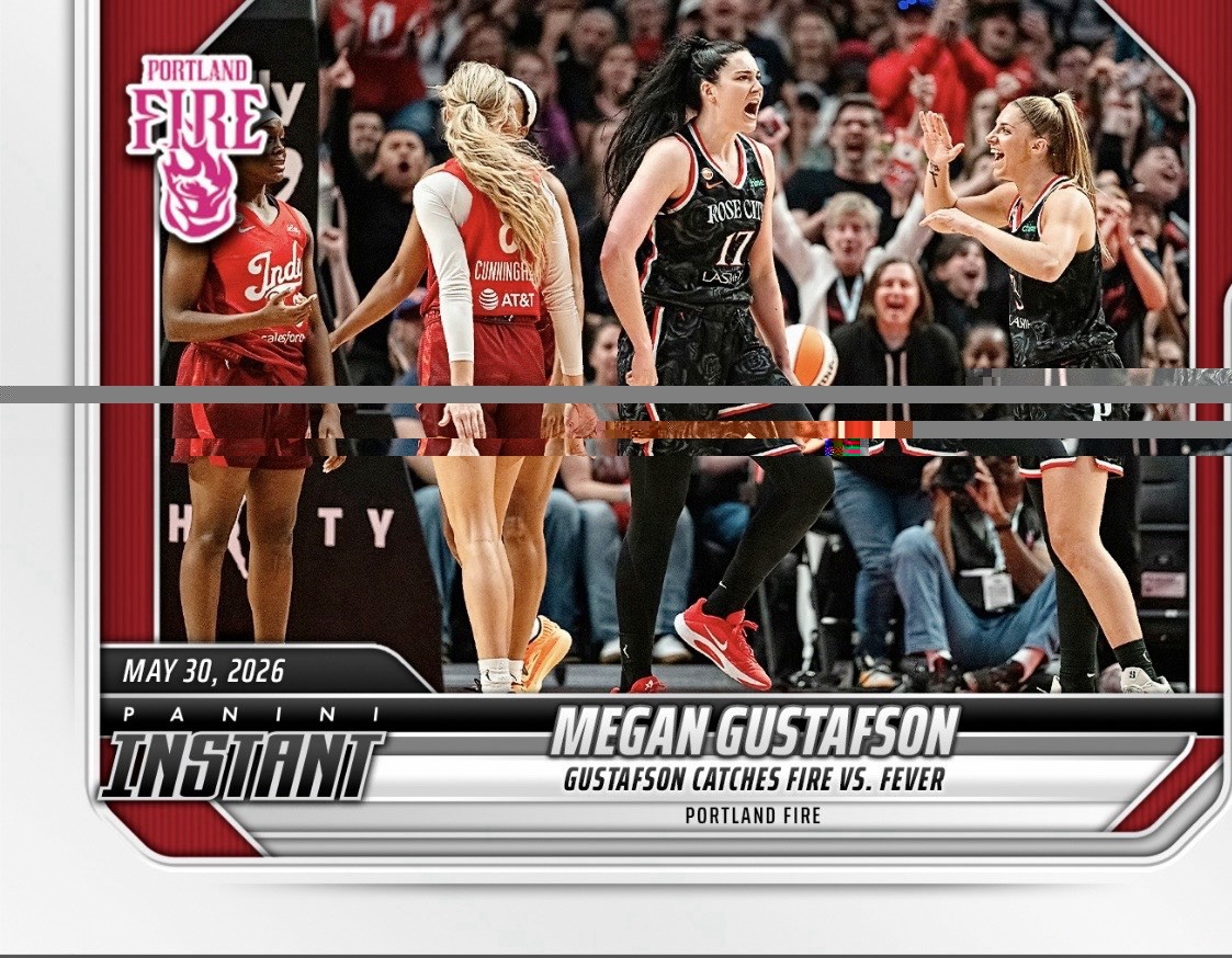 2026 Panini Instant WNBA #111 Megan Gustafson Portland Fire PRESALE