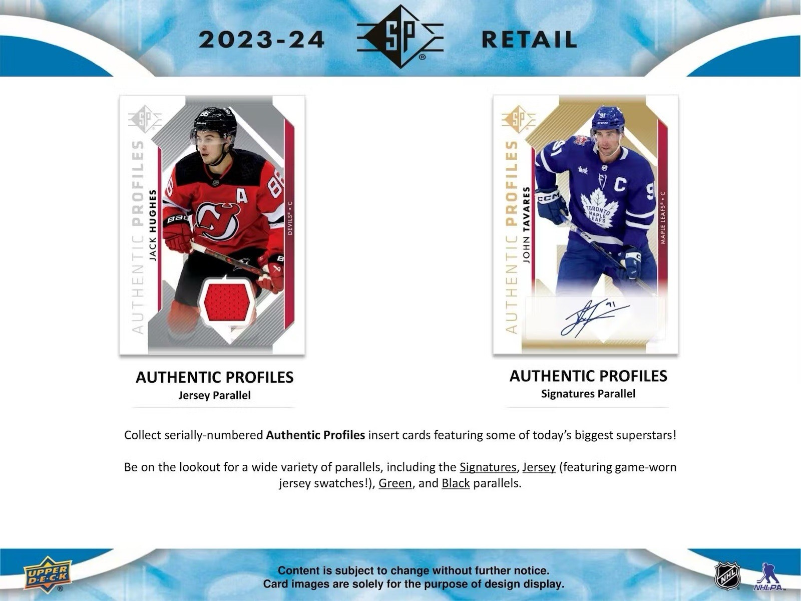 NEW! 2023-24 Upper Deck SP Hockey 8-Pack Blaster Box