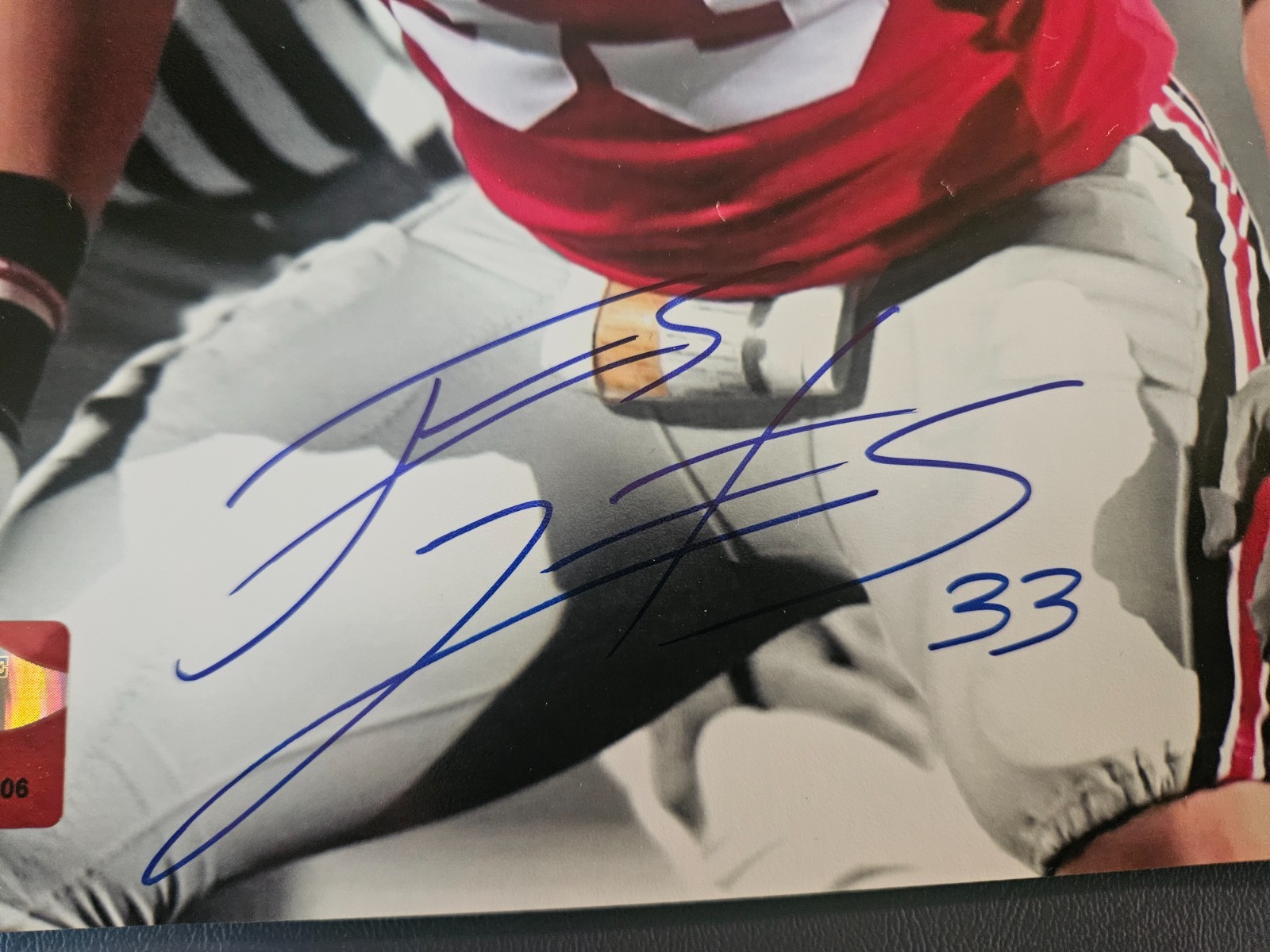 James Laurinaitis “33” Signed Autographed OHIO STATE BUCKEYES 8×10 Photo