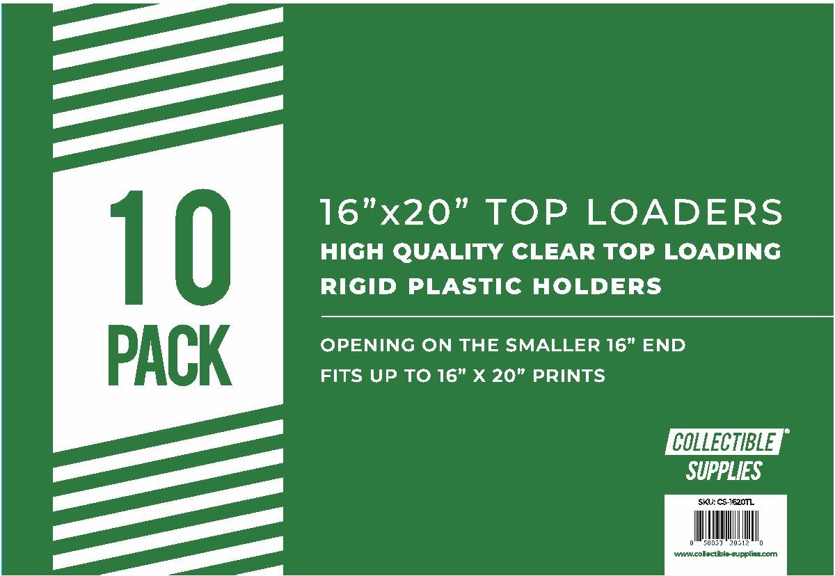 Collectible Supplies 16″x 20″ Toploaders 10 pack Top Loaders Picture Protection
