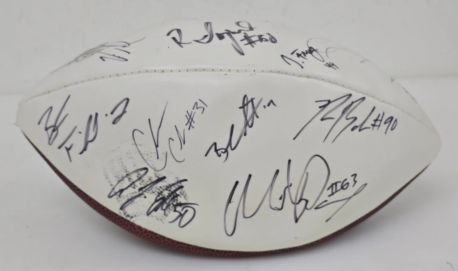 2010 Miami Dolphins Team Signed Wilson The Duke WTF1192 NFL Footbal (Brand New)
