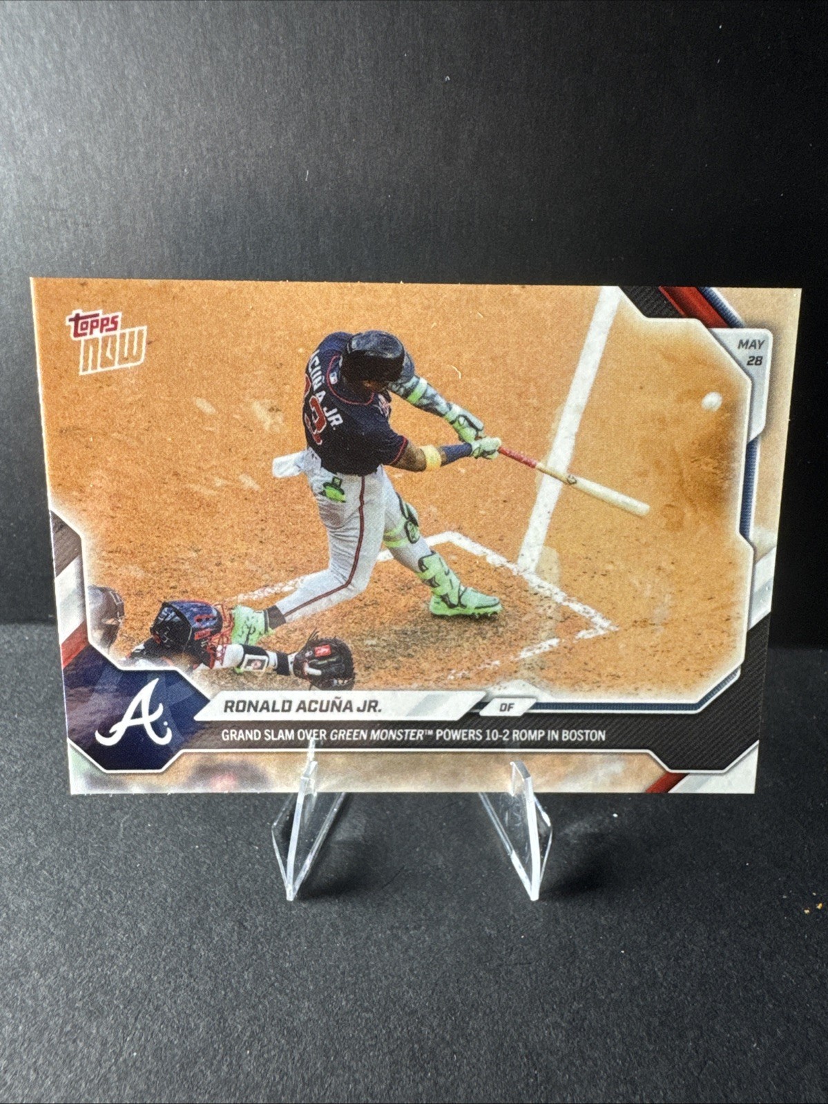 Ronald Acuna Jr. Green Monster Grand Slam 2026 MLB Topps NOW – #260 In Hand