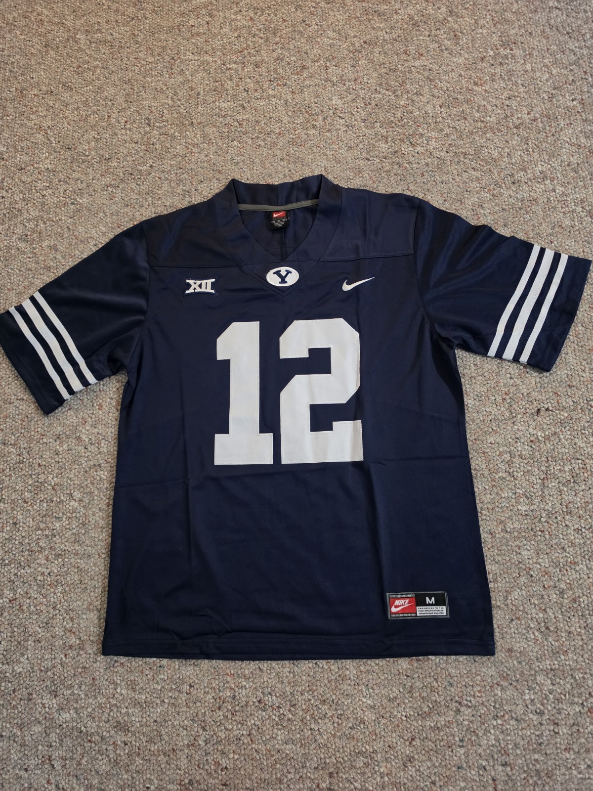 Puka Nacua BYU Dark Blue Jersey Sizes M-XXXL