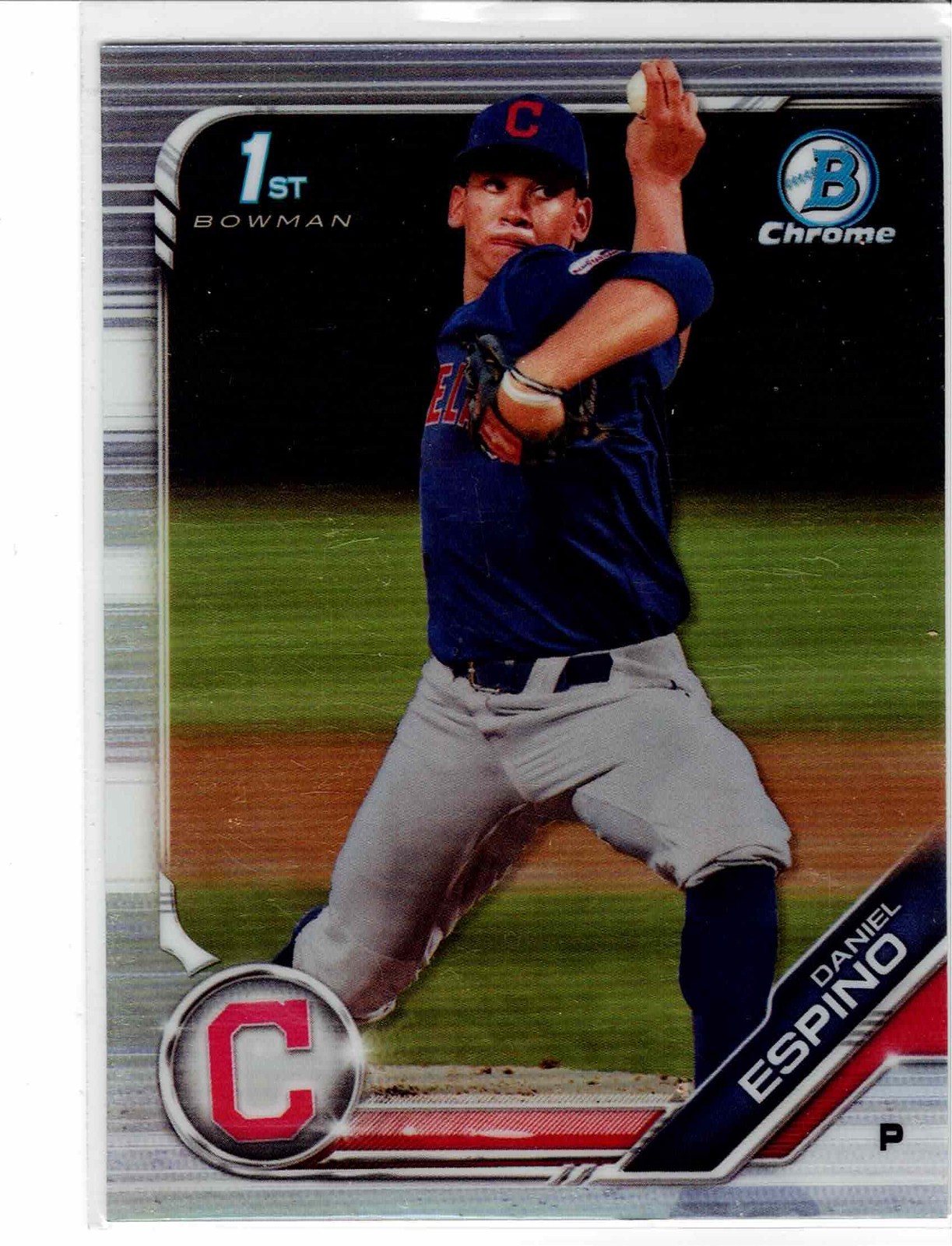 Daniel Espino Cleveland Guardians 2019 Bowman Draft 1st Bowman Chrome Refractor
