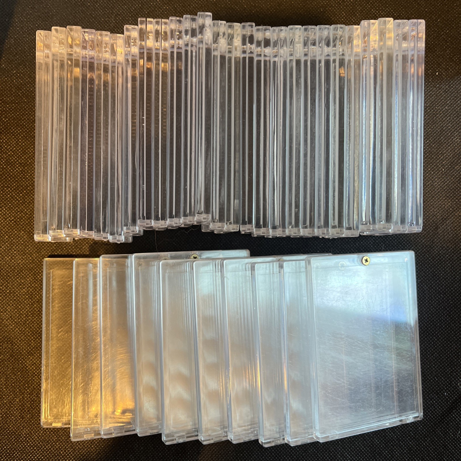 Lot of 36 – One Screw Screwdown Recessed Card Holders – Store/Display – USED